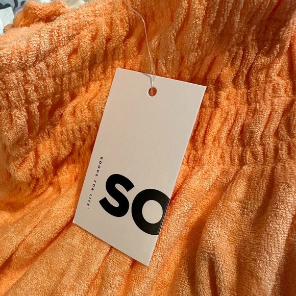 JUNIORS RUFFLED SMOCKED TANK SIZE L #617 - Picture 3 of 3